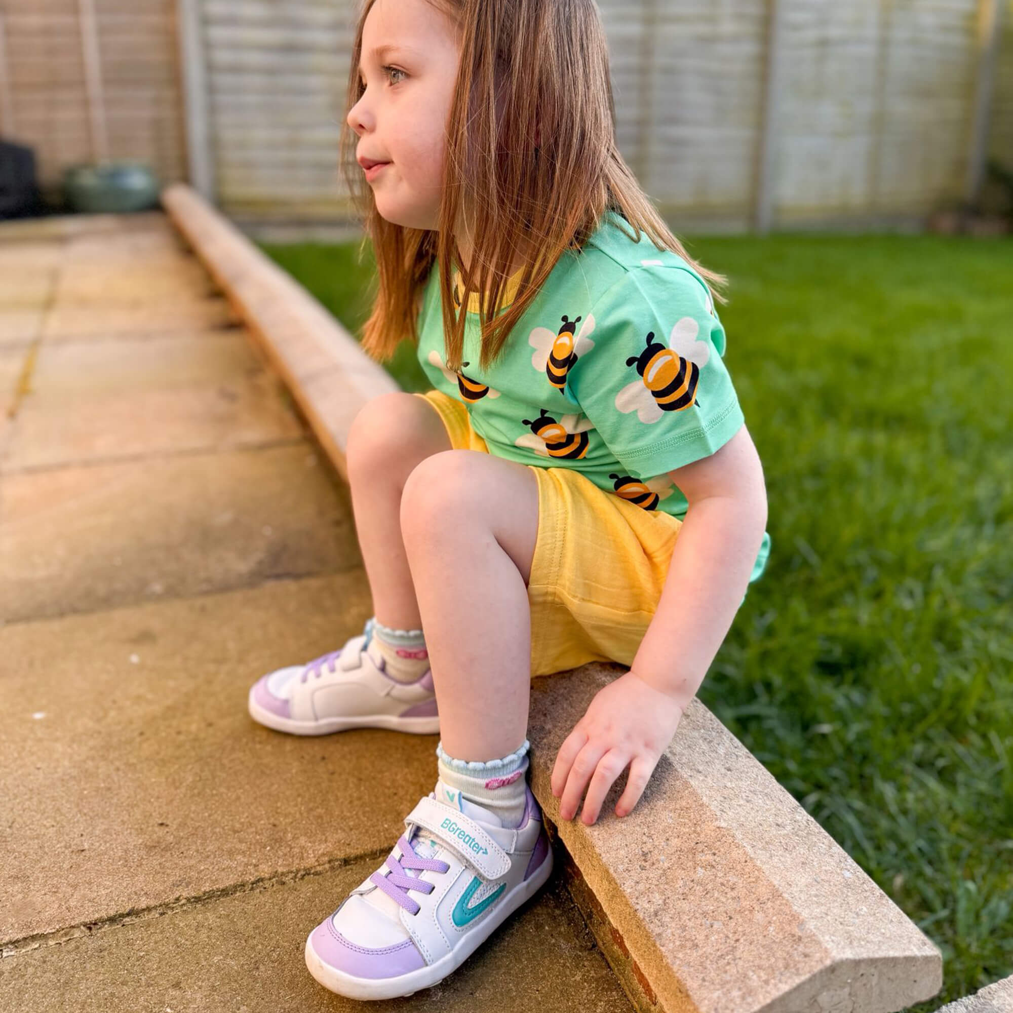 All Leather Lev - Lilac White - Image 5