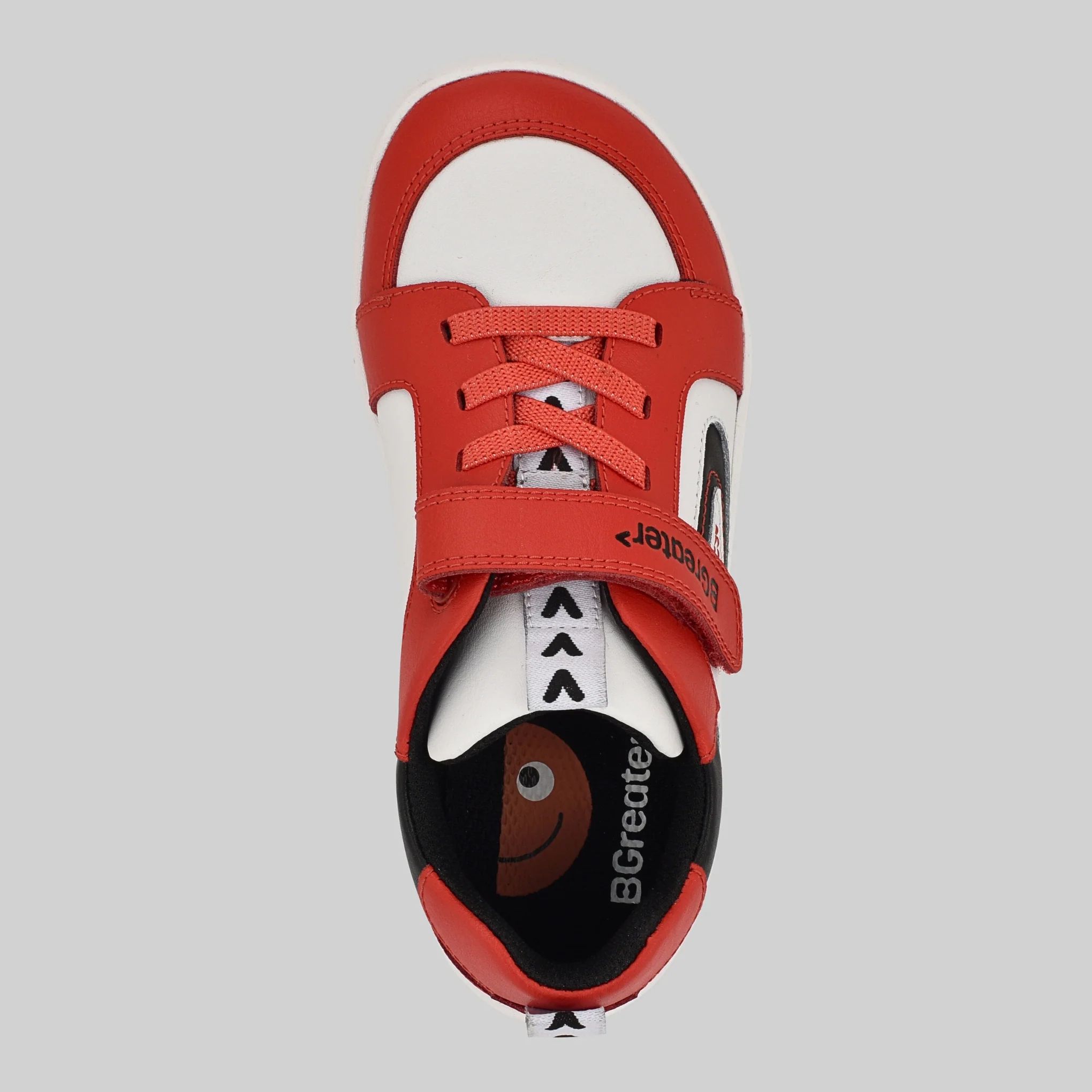 All Leather Lev - Red White - Image 10