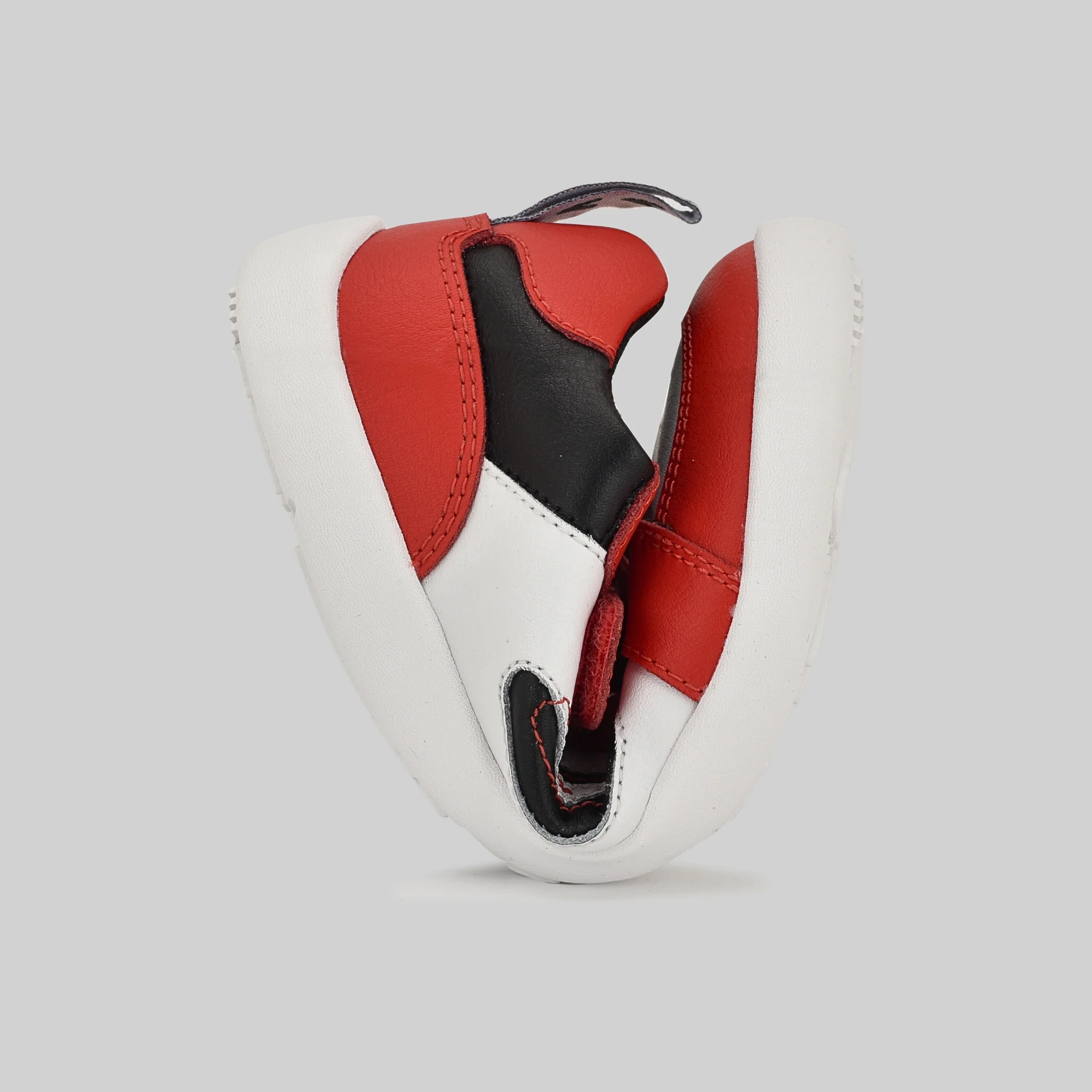 All Leather Lev - Red White - Image 4