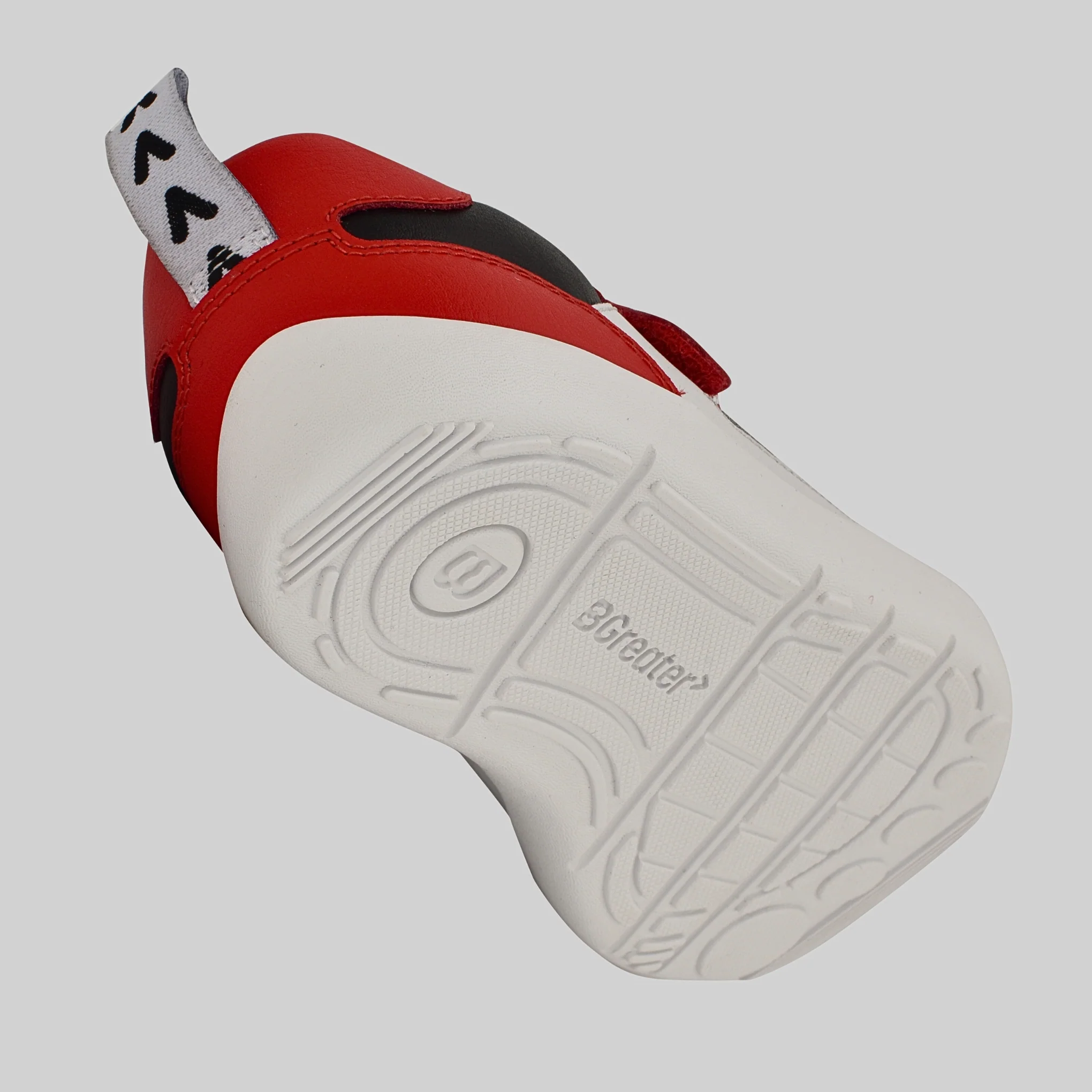 All Leather Lev - Red White - Image 7